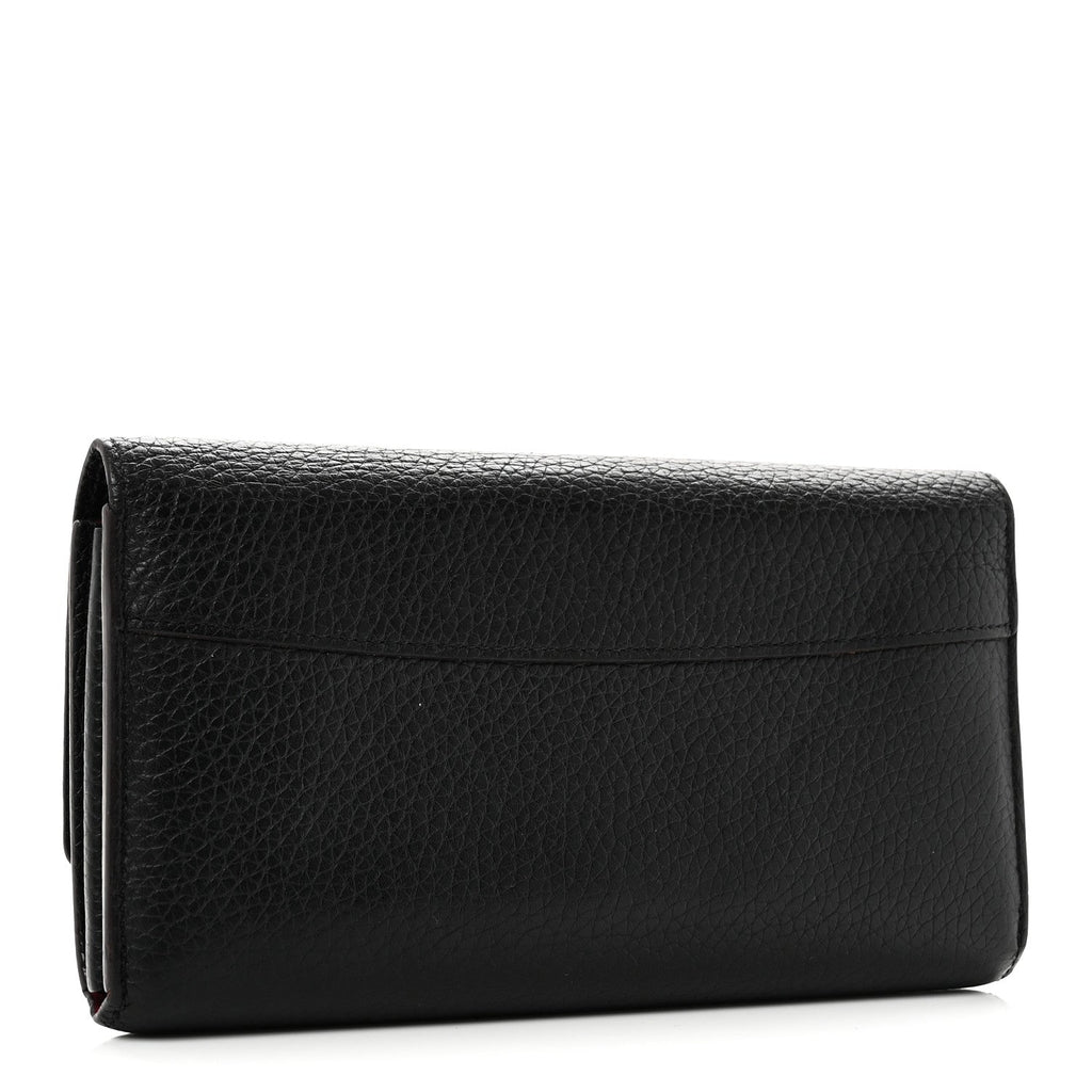 Louis Vuitton Taurillon Capucines Wallet Black