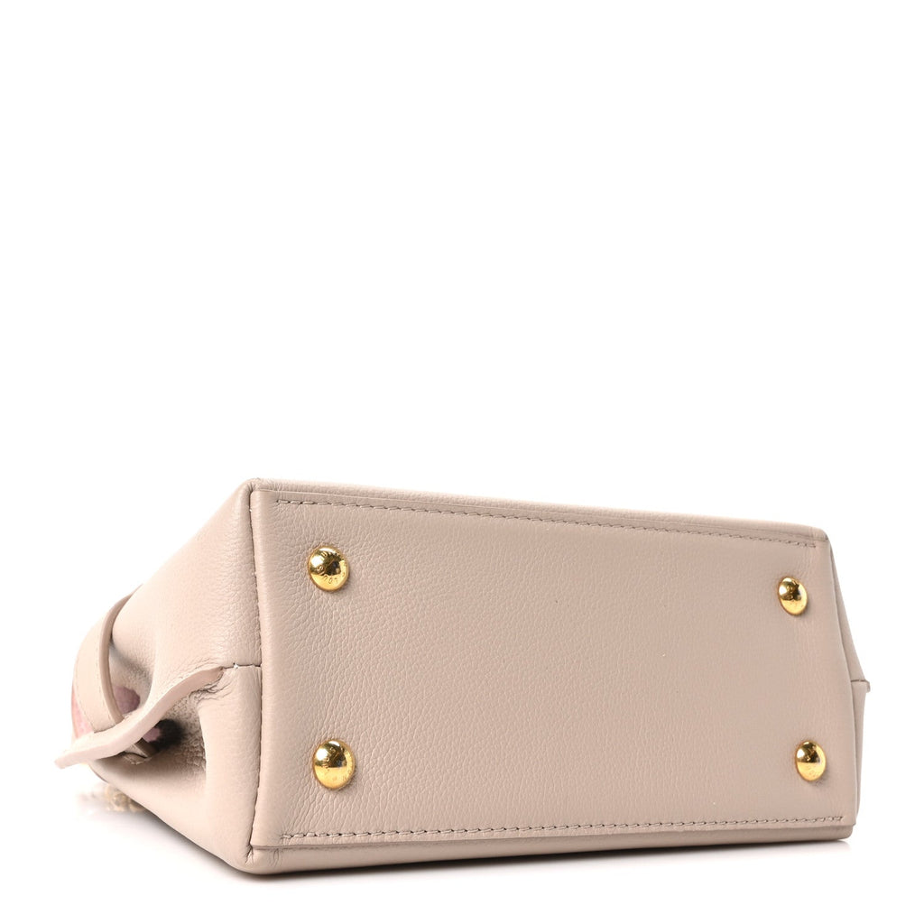 Louis Vuitton Soft Calfskin Mini Lockme Ever Greige