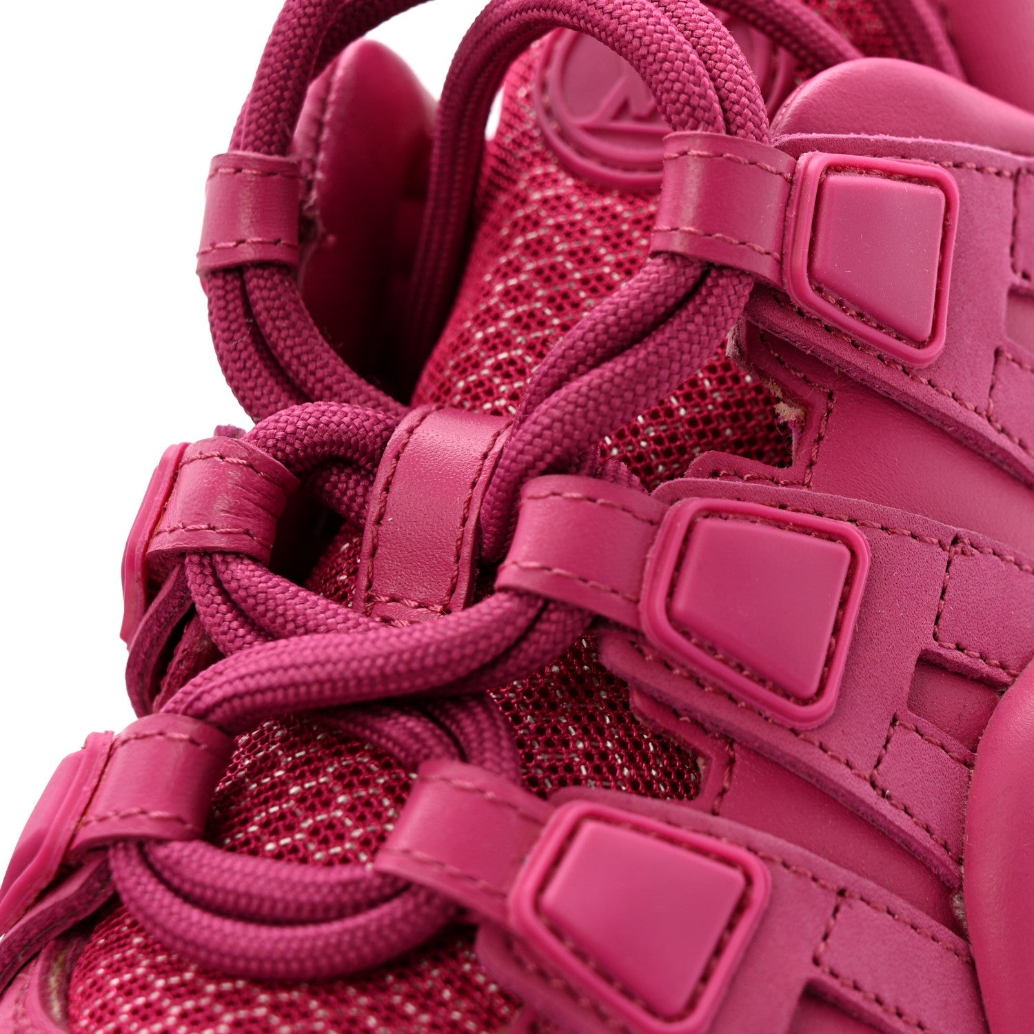 Louis Vuitton Calfskin Technical Nylon LV Archlight Sneakers 37 Rose Pop
