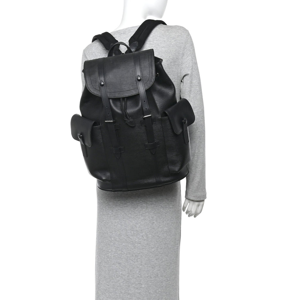 Louis Vuitton Epi Christopher Backpack PM Black