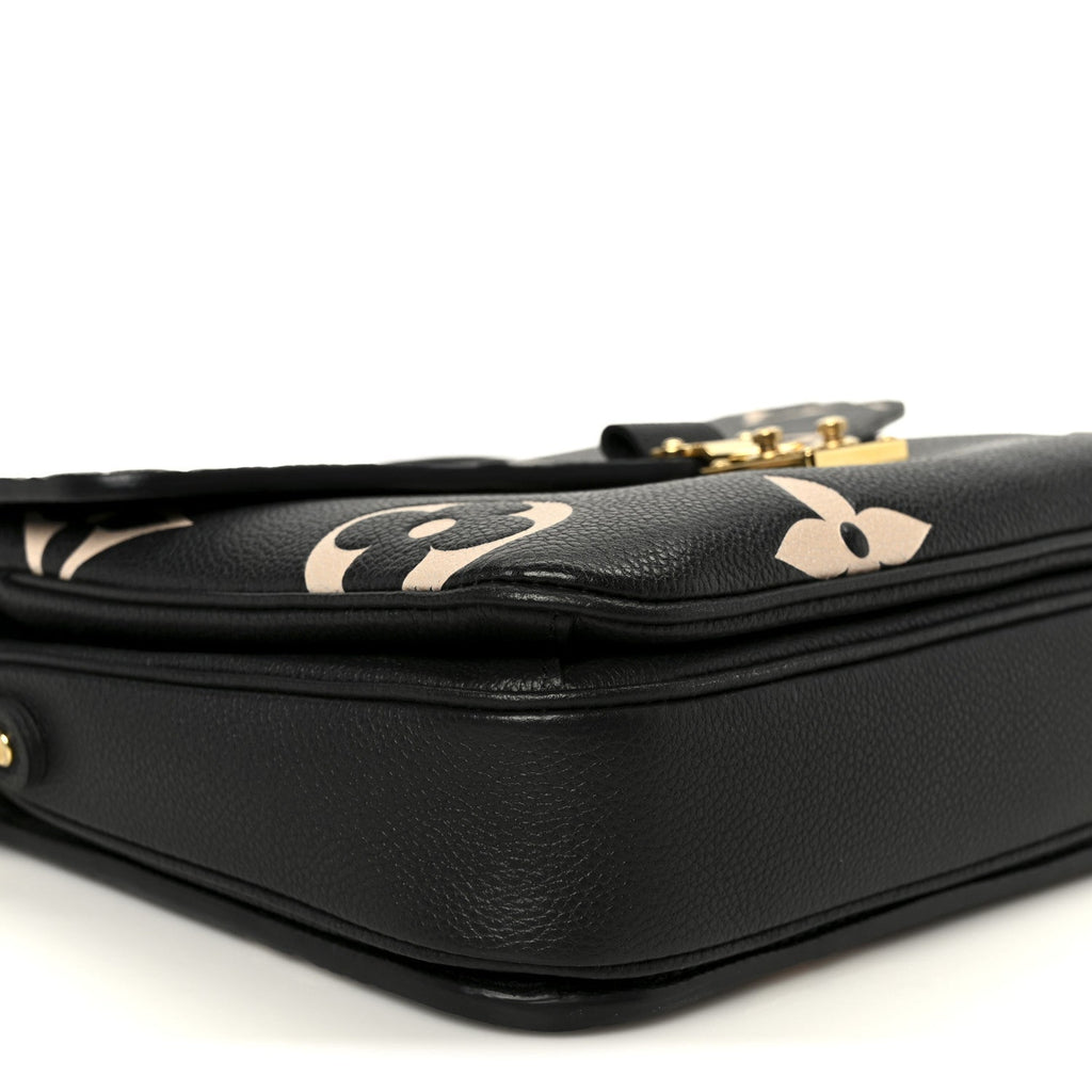 Louis Vuitton Empreinte Monogram Giant Pochette Metis Black Beige