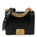 Chanel Calfskin Mini Boy Flap Black