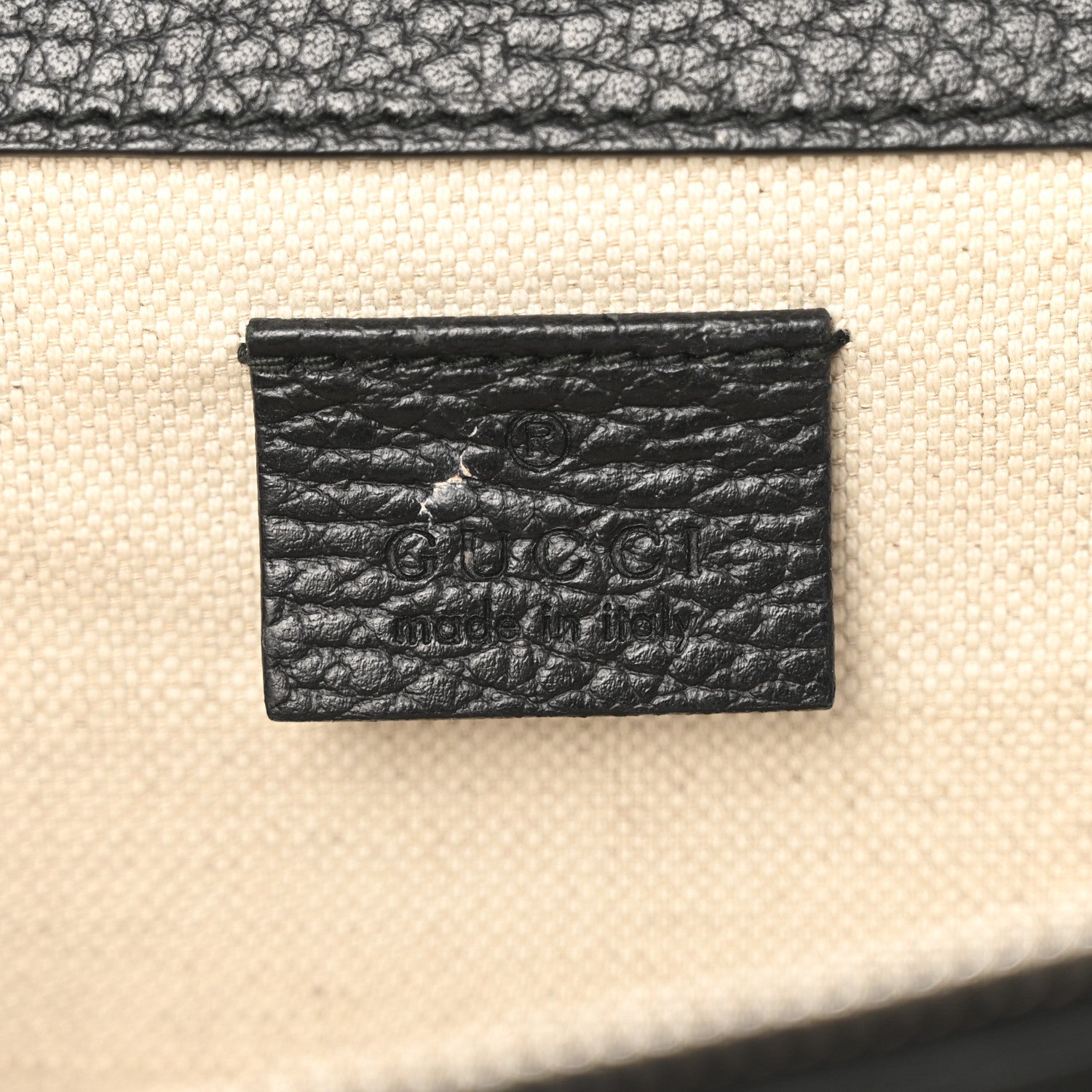 Gucci Pebbled Calfskin Small Dionysus Shoulder Bag Black