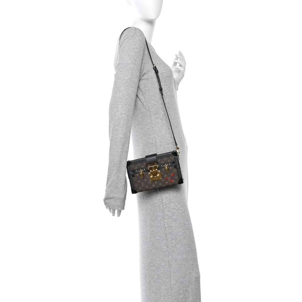 Louis Vuitton Monogram Petite Malle Black