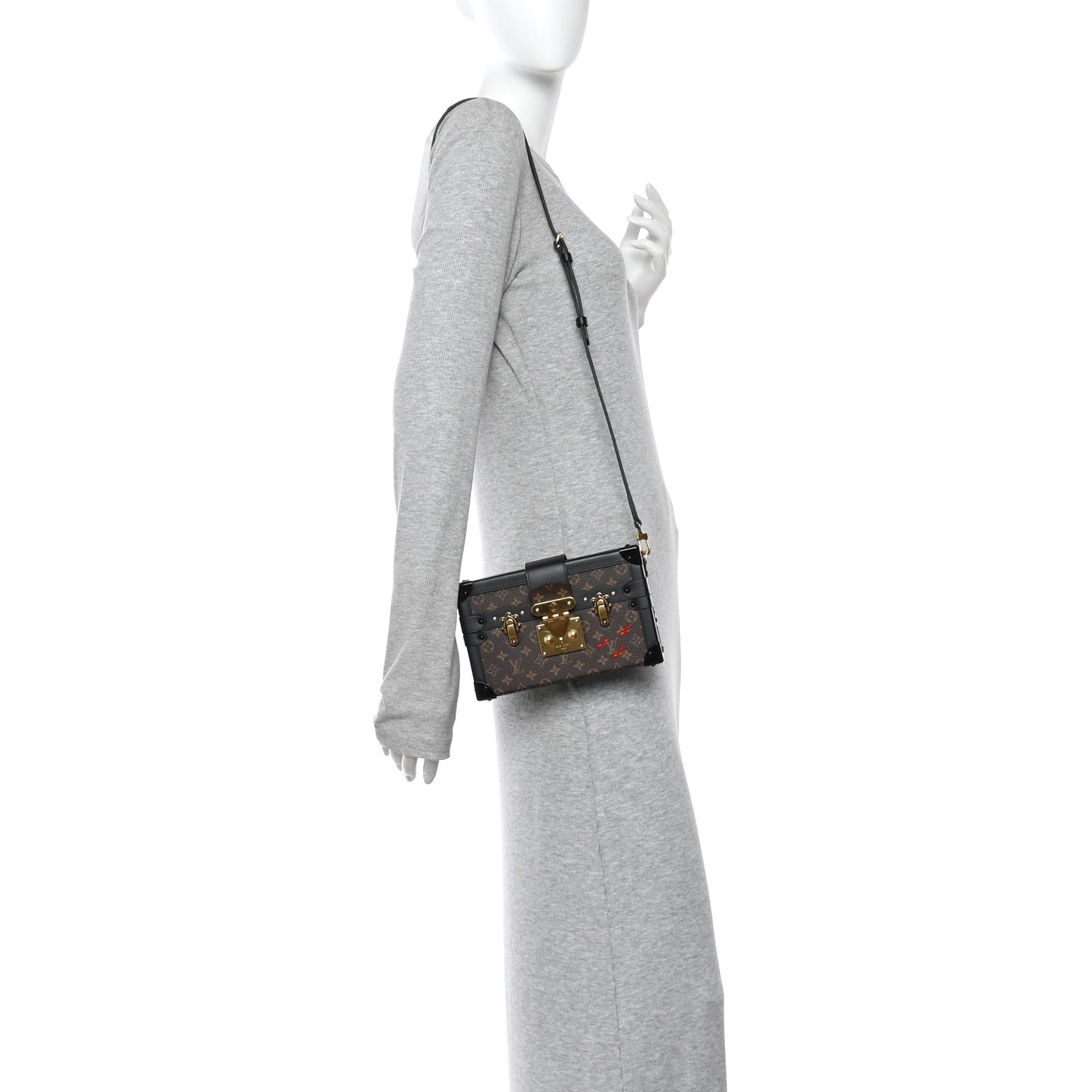 Louis Vuitton Monogram Petite Malle Black