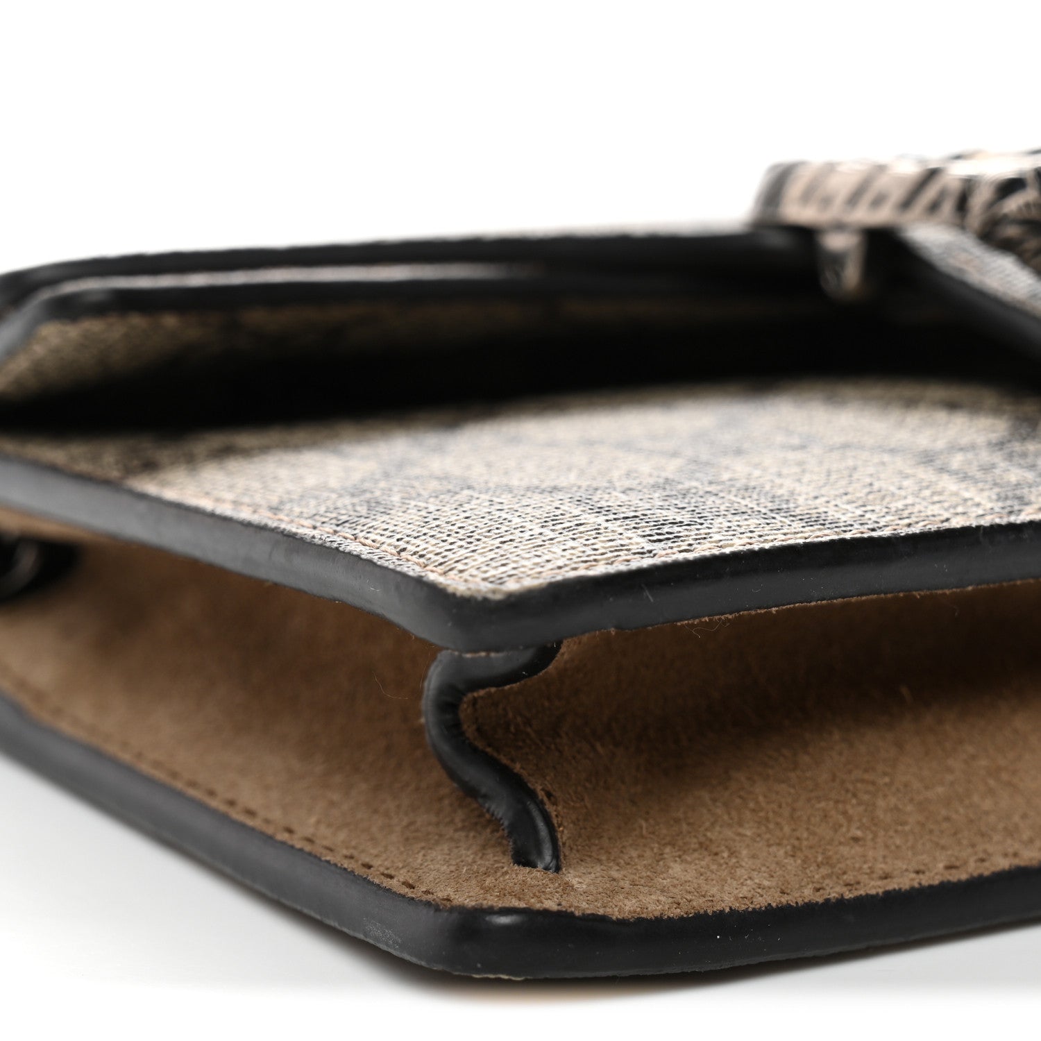 Gucci GG Supreme Monogram Super Mini Dionysus Shoulder Bag Taupe