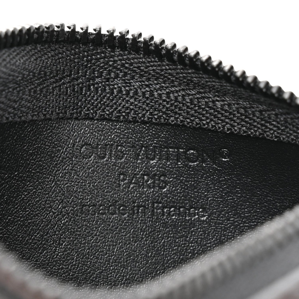 Louis Vuitton Monogram Key Pouch Midnight Black