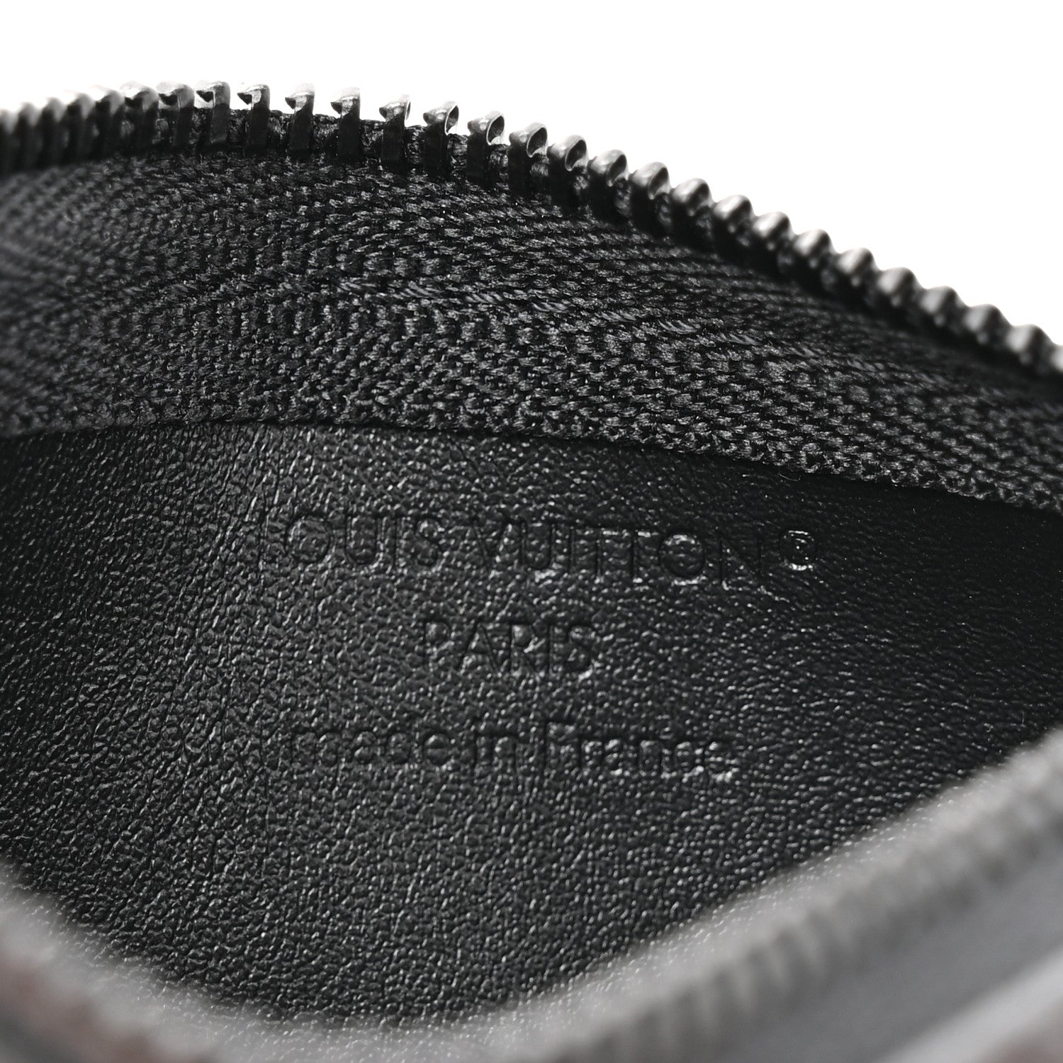 Louis Vuitton Monogram Key Pouch Midnight Black