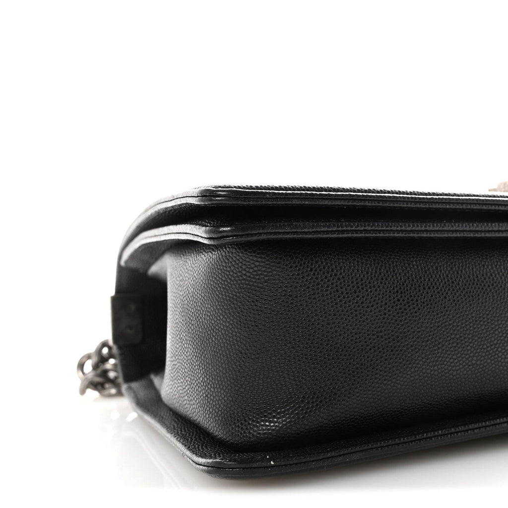 Chanel Caviar Quilted New Medium Boy Flap Black
