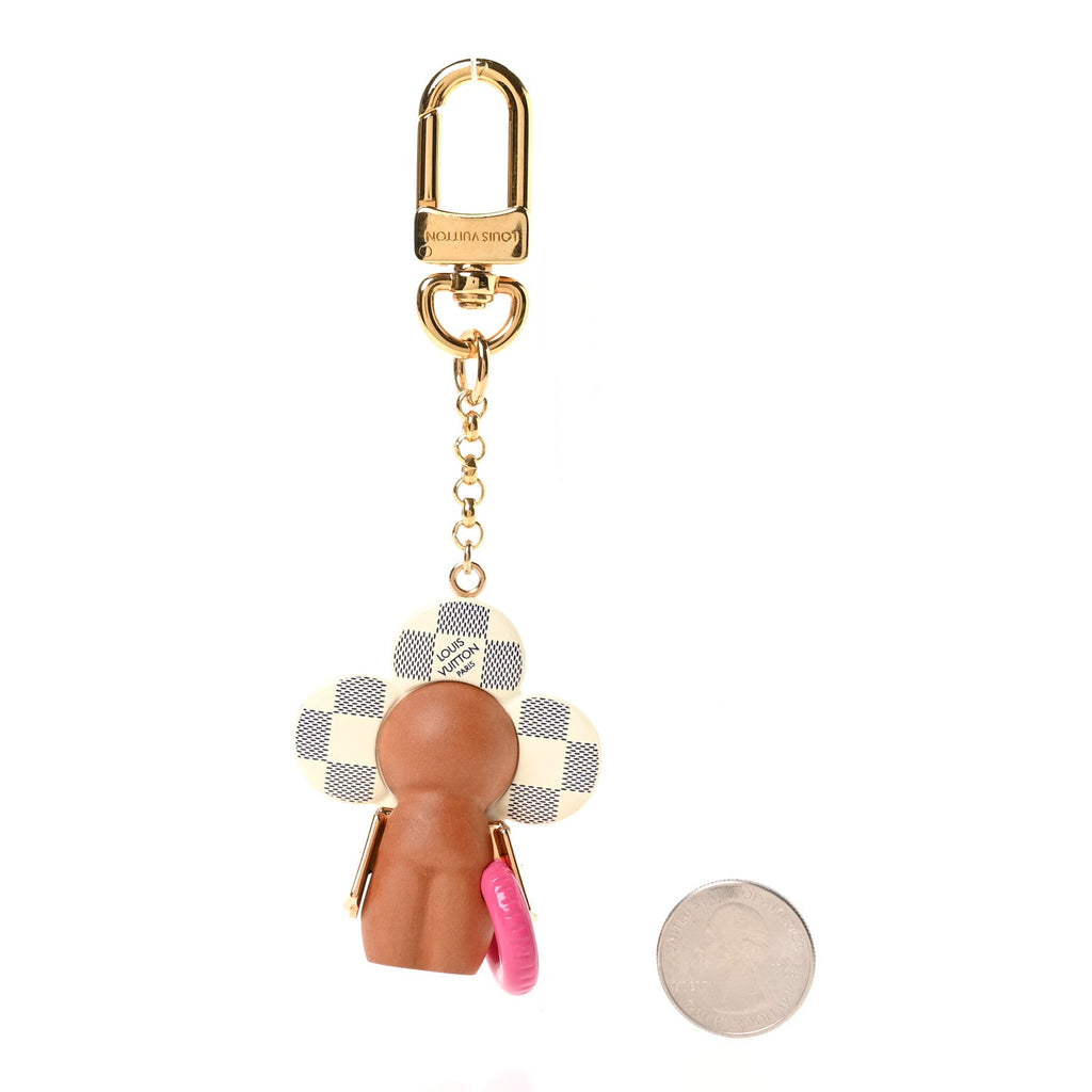 Louis Vuitton Wood Damier Azur Vivienne By The Pool Key Holder