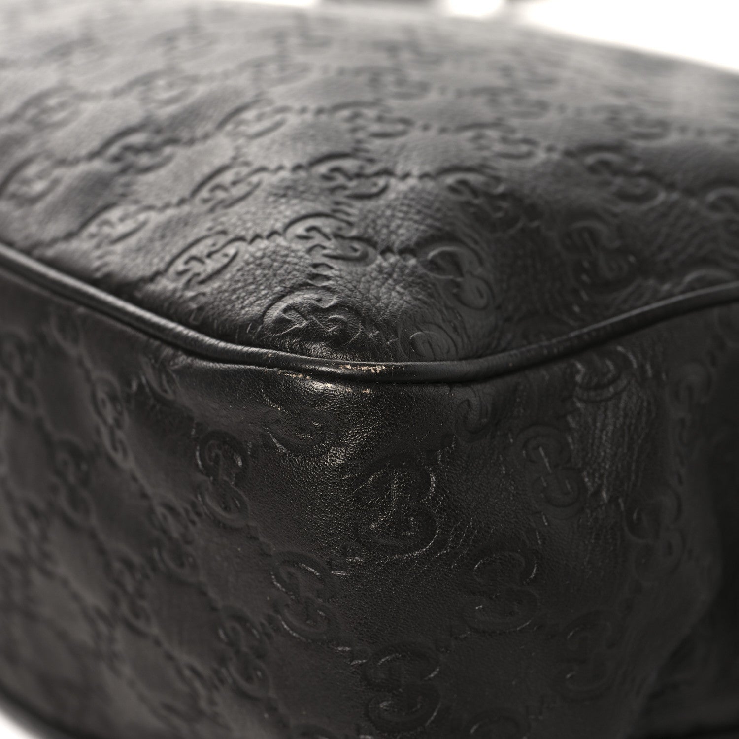 Gucci Guccissima Medium Flap Messenger Bag Chocolate