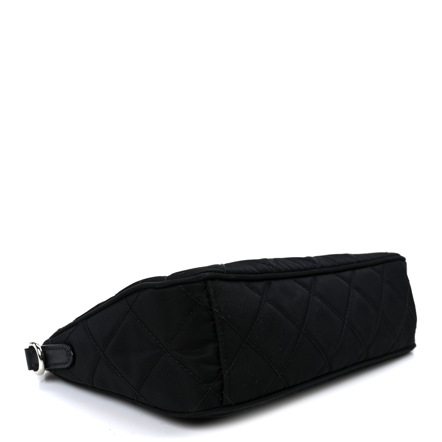 Prada Nylon Tessuto Impuntu Quilted Crossbody Bag Black