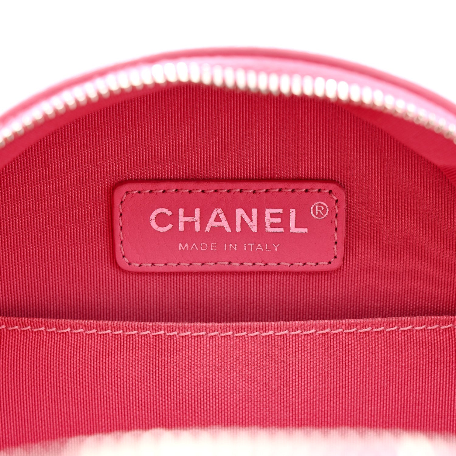Chanel Patent Round As Earth Evening Bag Pink
