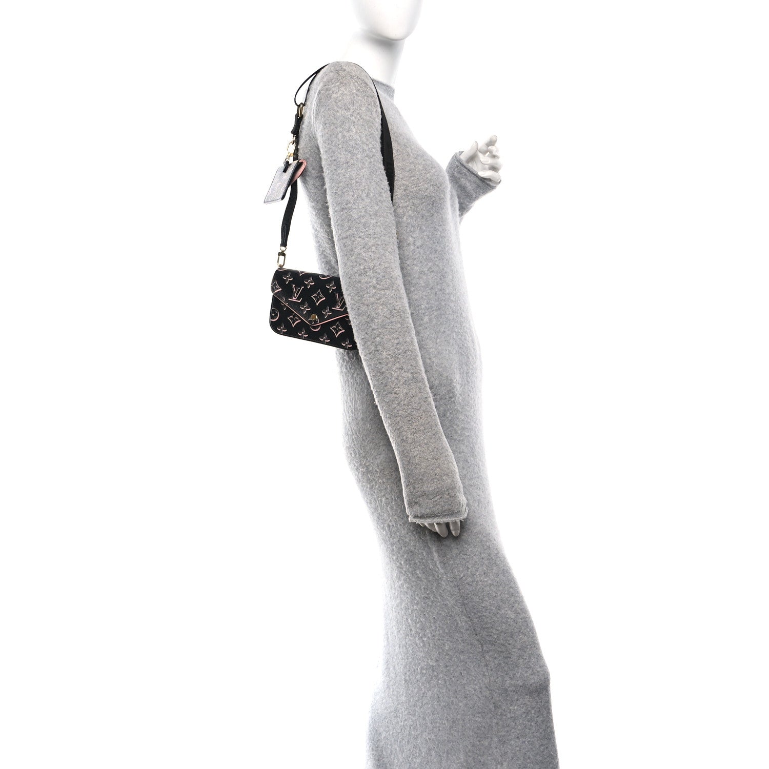Louis Vuitton Monogram Fall For You Felicie Strap & Go Black