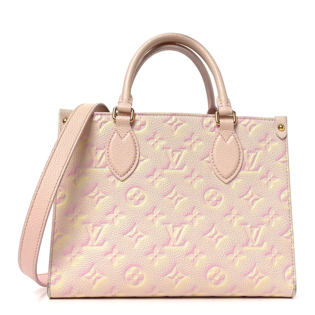 Louis Vuitton Empreinte Monogram Summer Stardust Onthego PM Pink