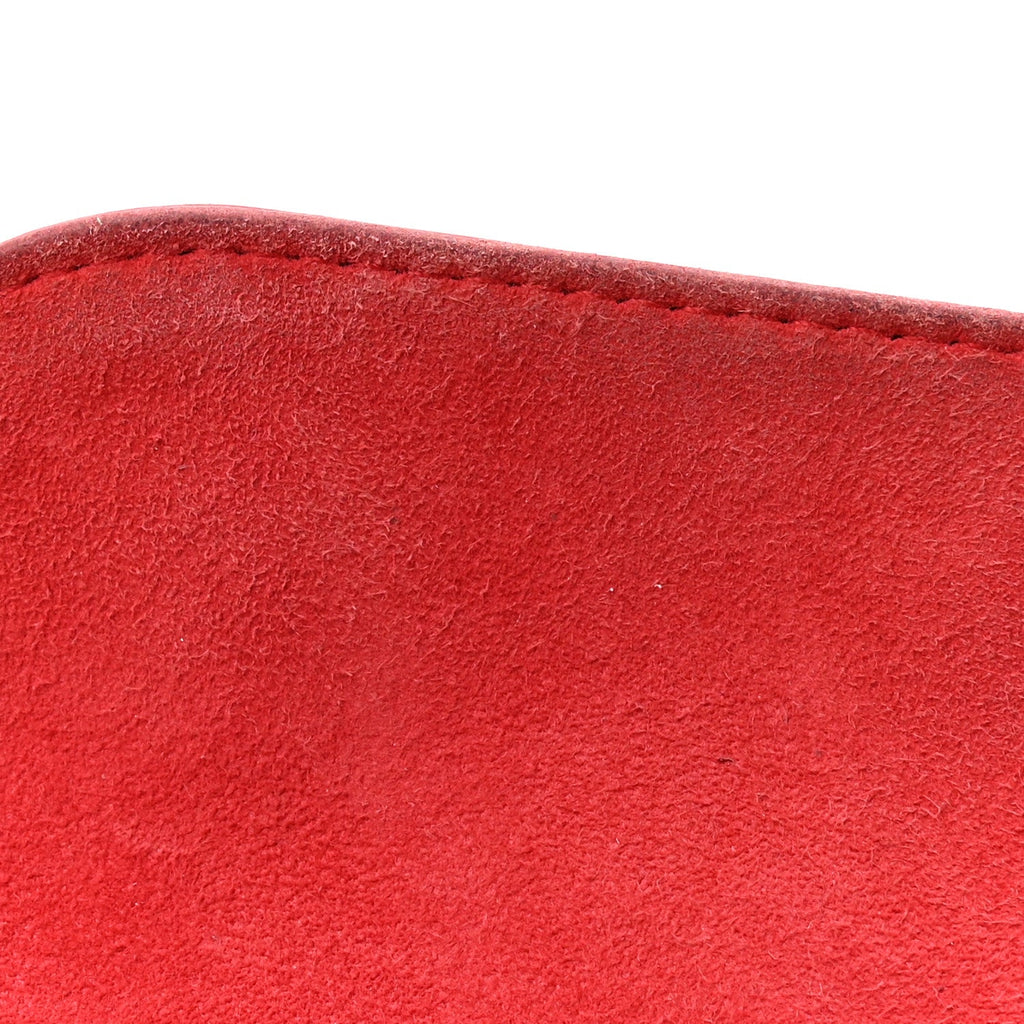 Christian Dior Lambskin Cannage Medium Lady D-Joy Red
