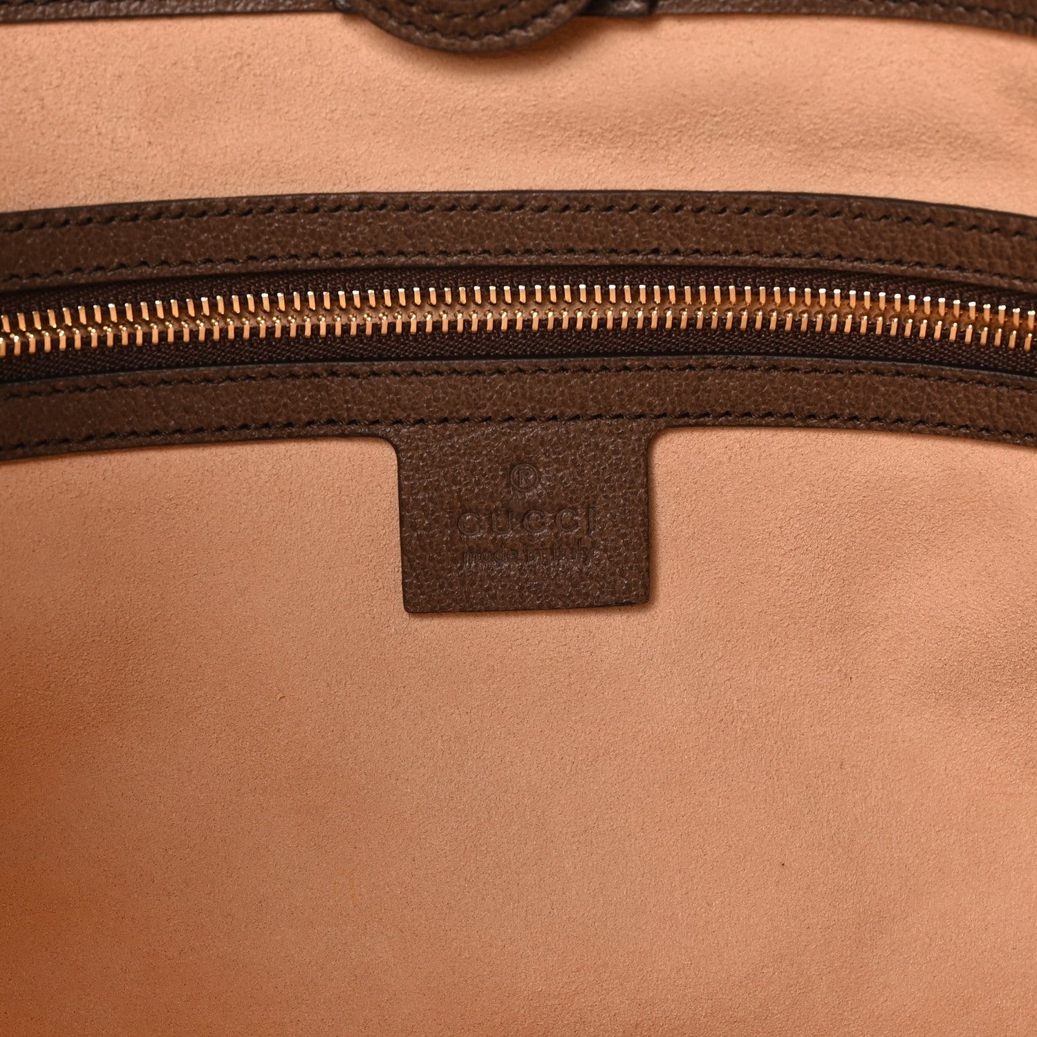 Gucci GG Supreme Monogram Medium Ophidia Shopping Tote Brown