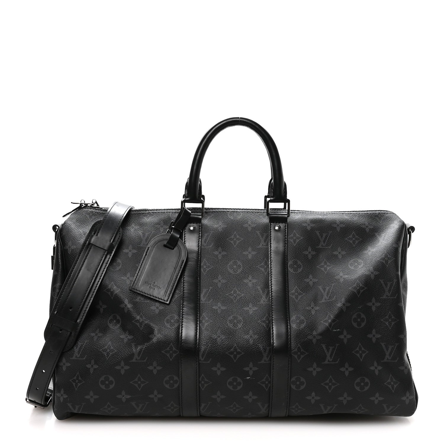 Louis Vuitton Monogram Eclipse Keepall Bandouliere 45