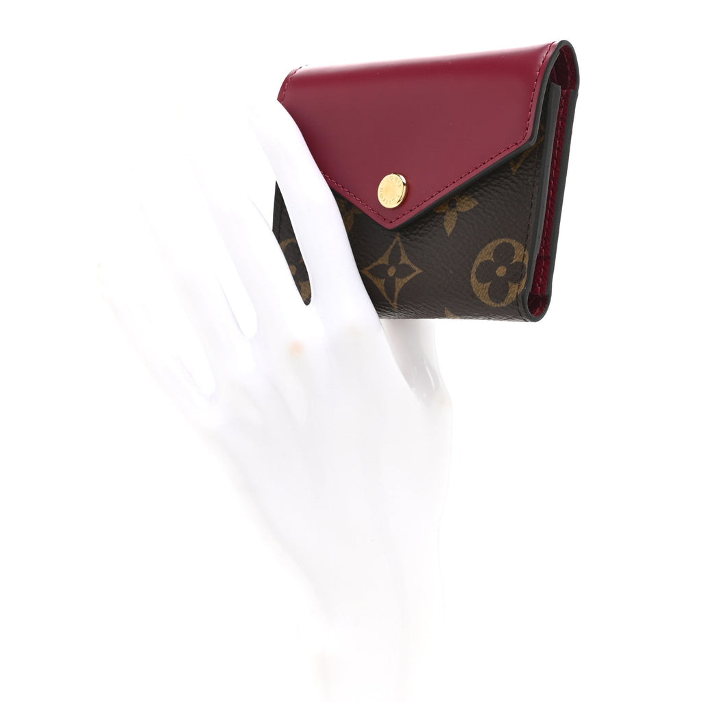 Louis Vuitton Monogram Zoe Wallet Fuchsia