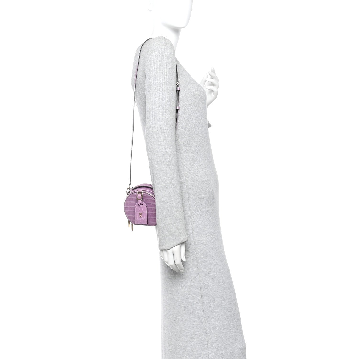 Louis Vuitton Alligator Mini Boite Chapeau Purple
