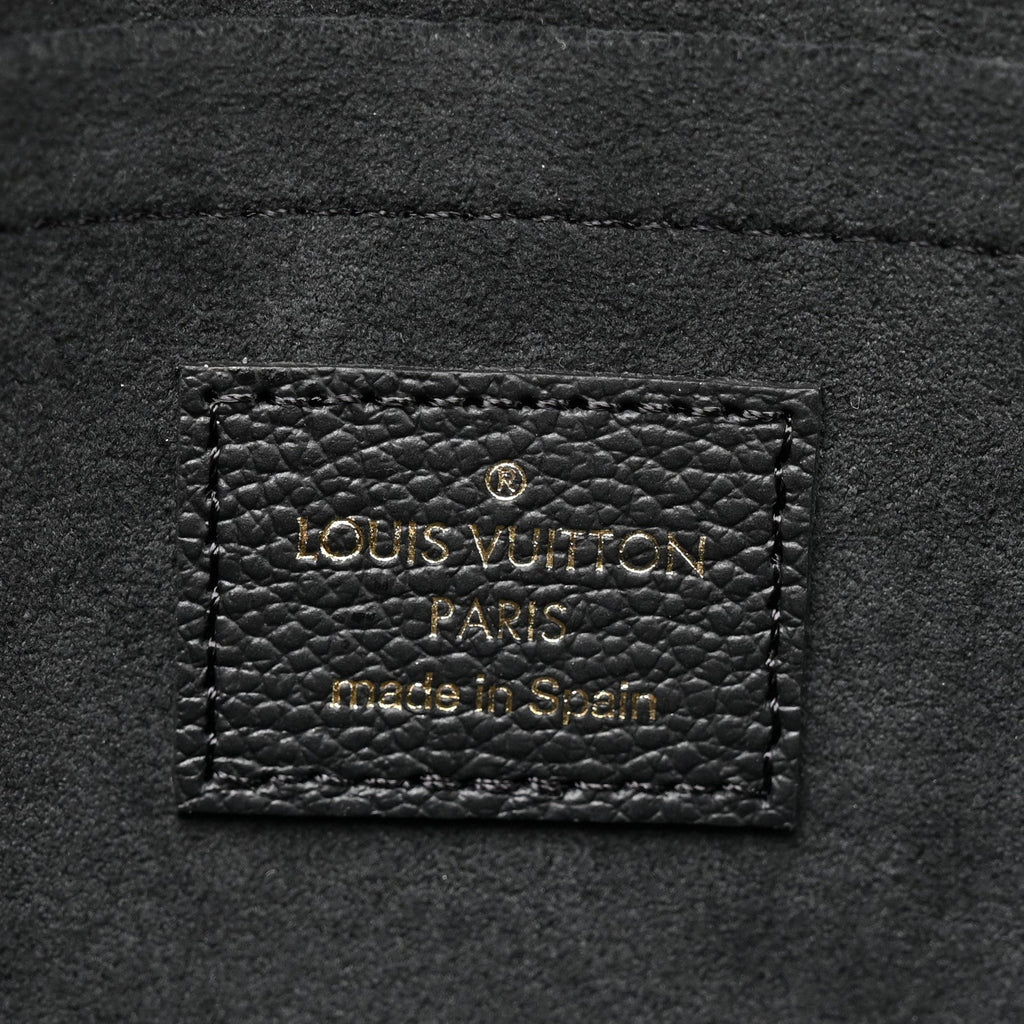 Louis Vuitton Empreinte Pochette Felicie Chain Wallet Black