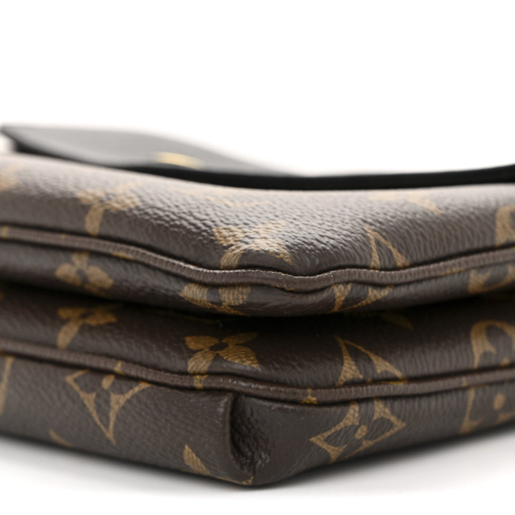 Louis Vuitton Monogram Twice Pochette Black