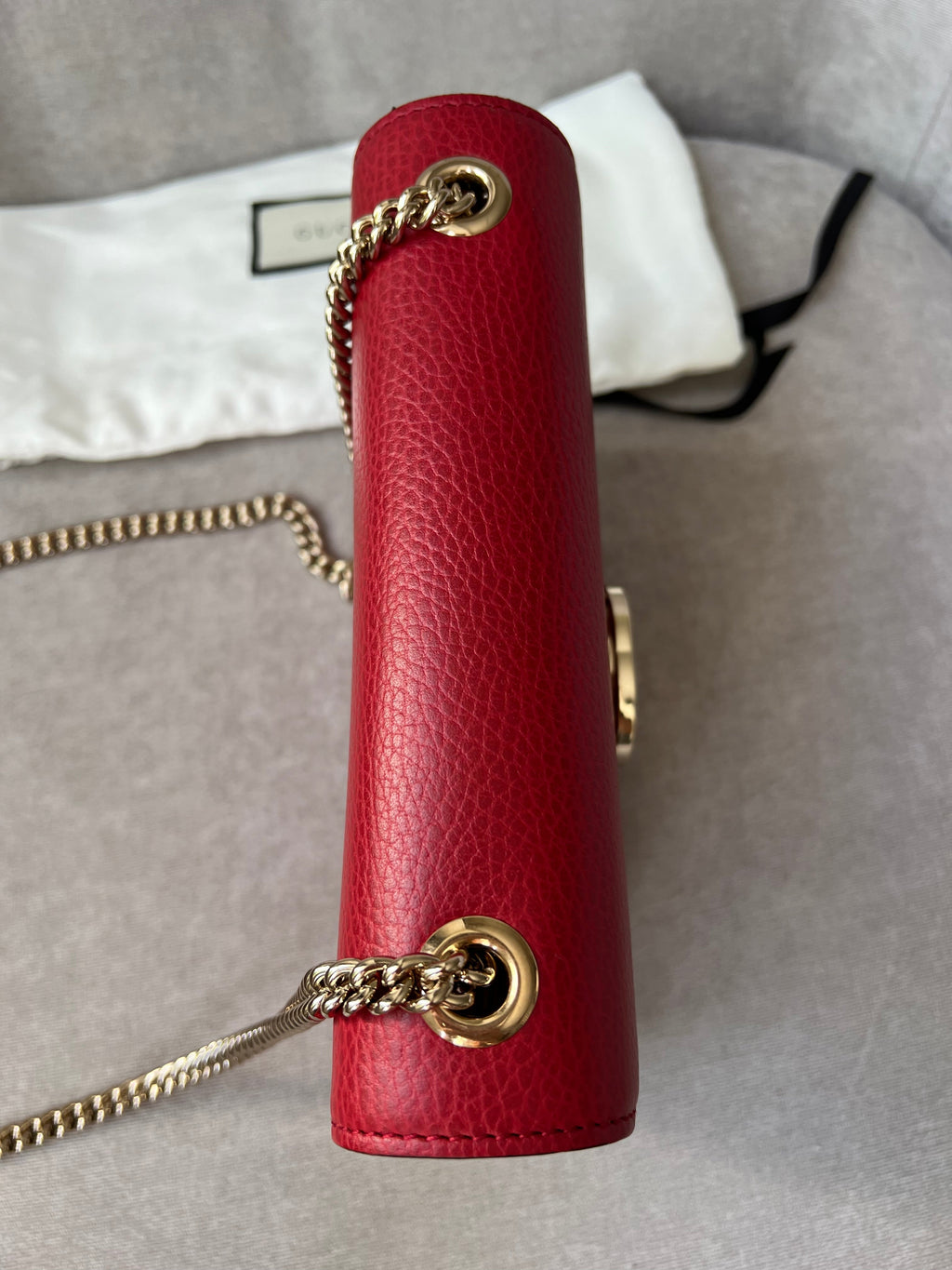 Gucci Interlocking GG Red Small Shoulder Bag
