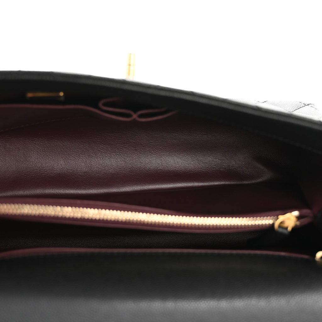 Chanel Caviar Quilted Small Coco Chain Handle Flap Black