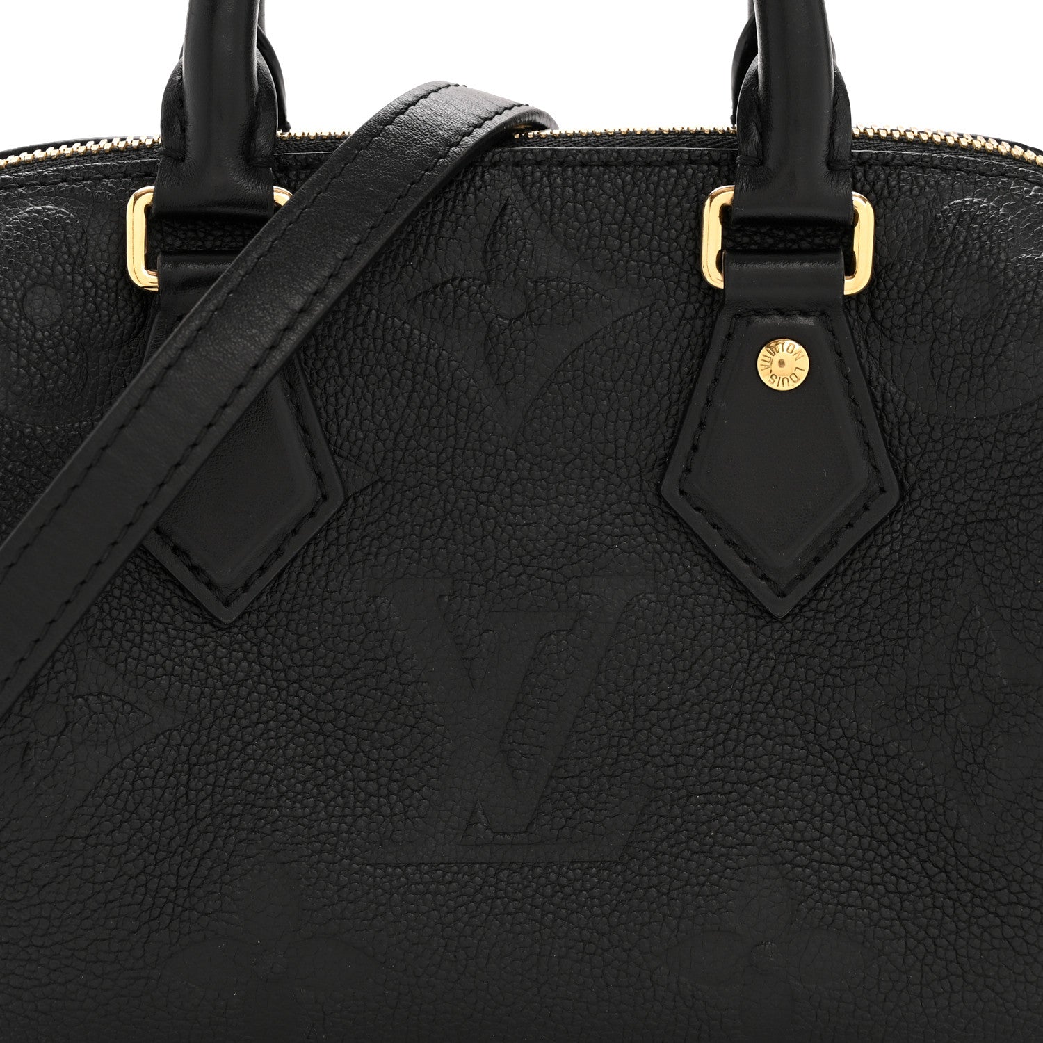Louis Vuitton Empreinte Monogram Giant Speedy Bandouliere 20 Black
