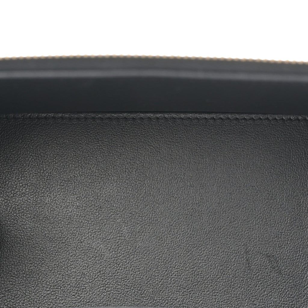 Chanel Lambskin Quilted Pick Me Up Vanity Case Black