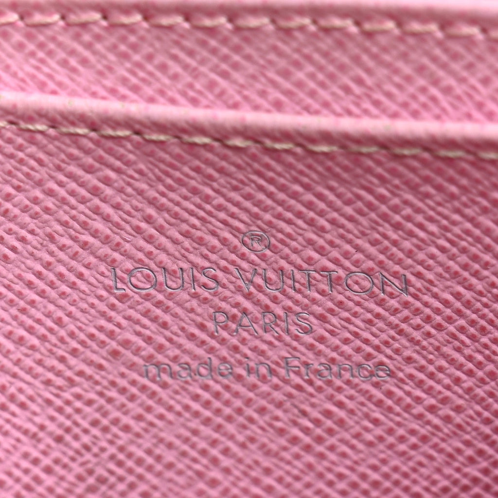 Louis Vuitton Monogram Multicolor Zippy Coin Purse Wallet White Litchi