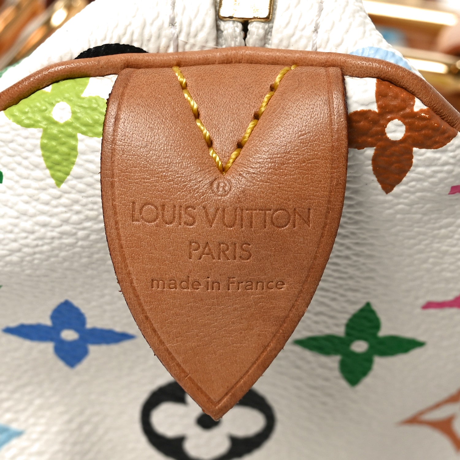 Louis Vuitton Monogram Multicolor Speedy 30 White