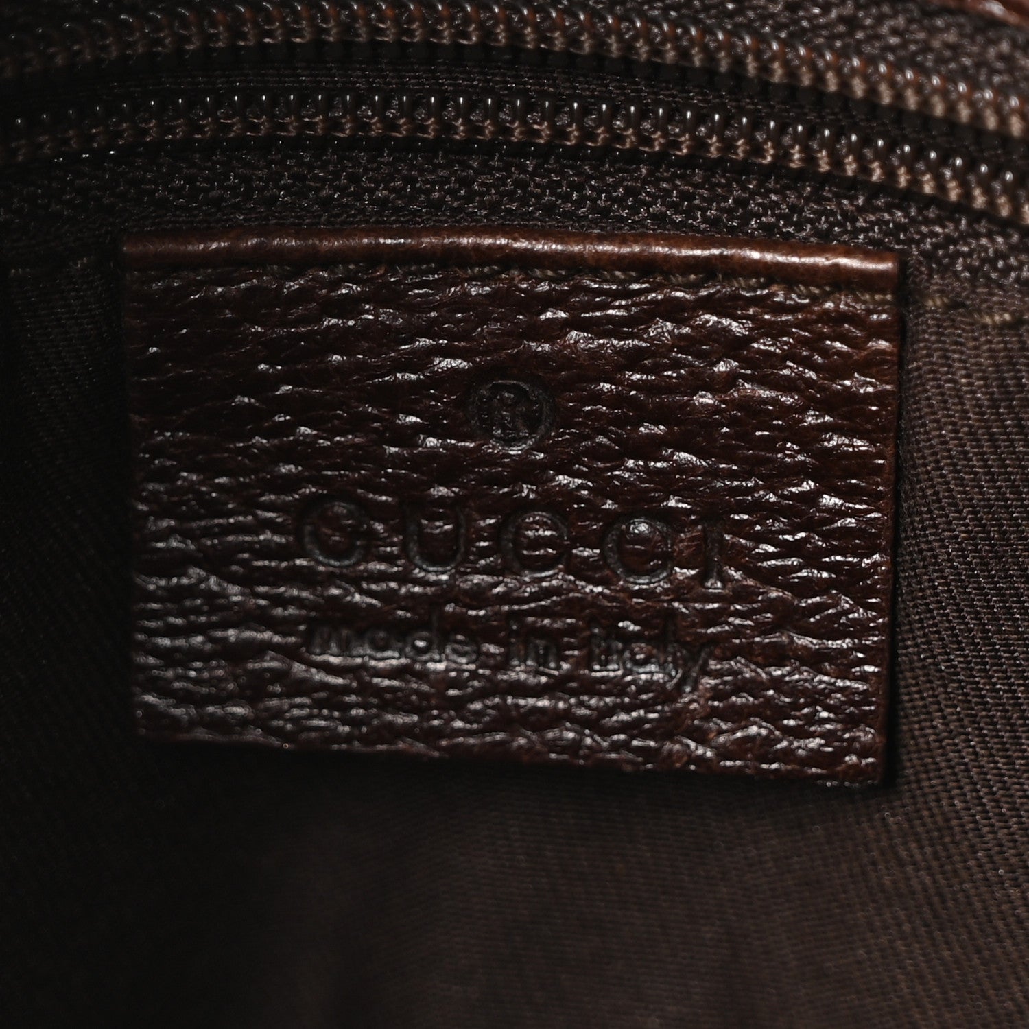 Gucci Monogram Eclipse Messenger Bag Dark Brown
