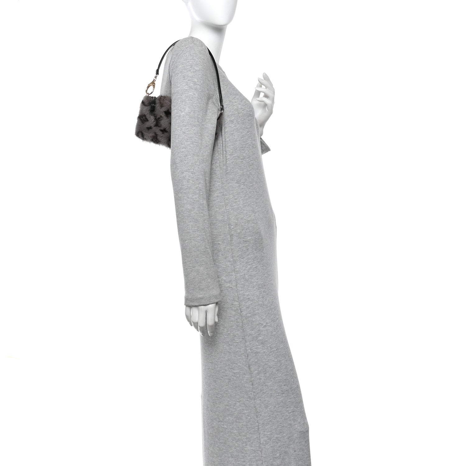 Louis Vuitton Monogram Mink Vison Milla MM Grey