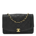 Chanel Lambskin Quilted Medium Single Flap Black