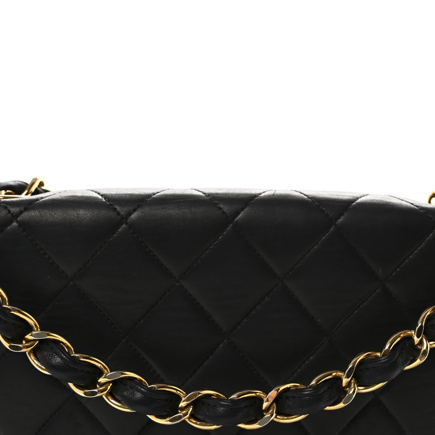 Chanel Lambskin Quilted XL Jumbo Single Flap Black