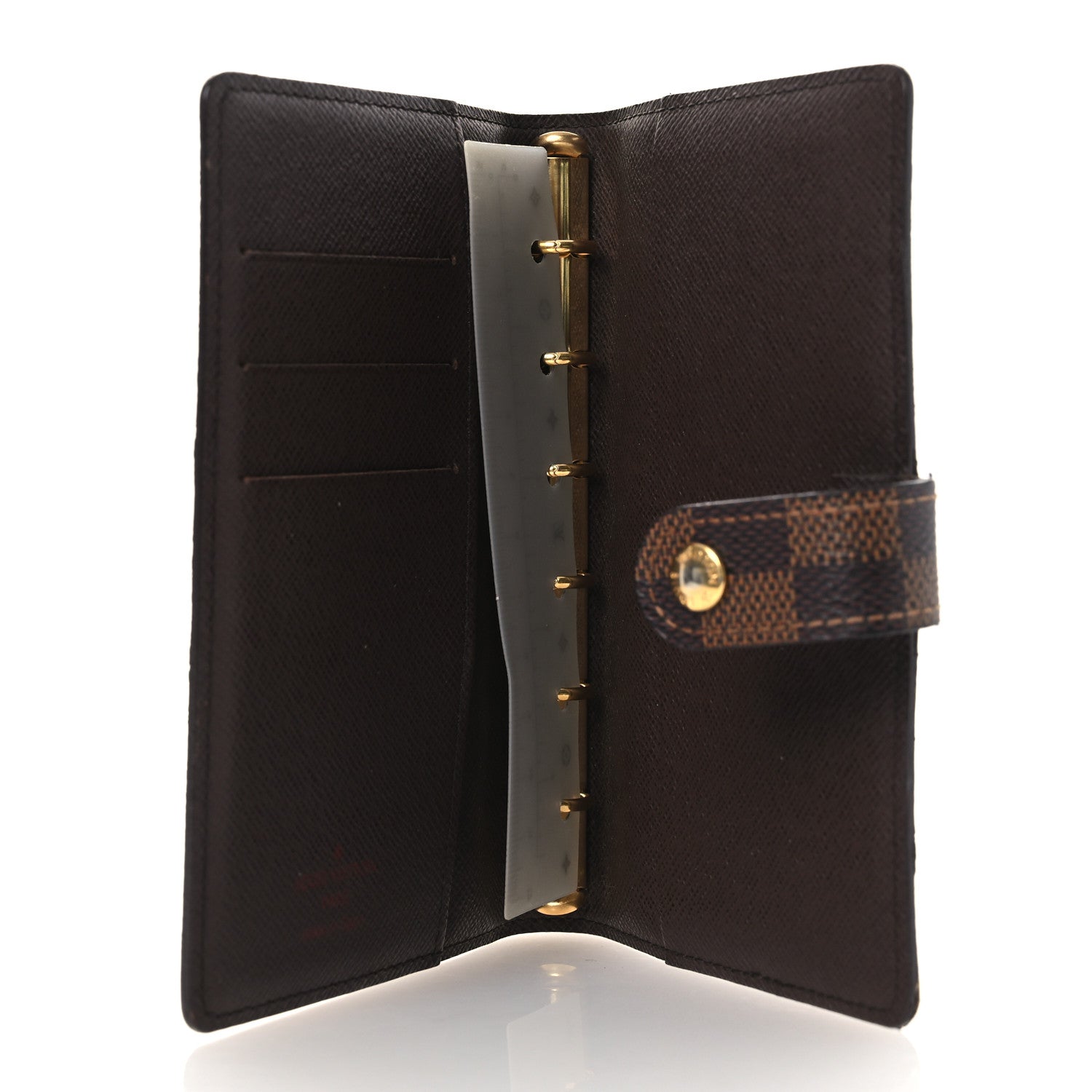 Louis Vuitton Damier Ebene Small Ring Agenda Cover