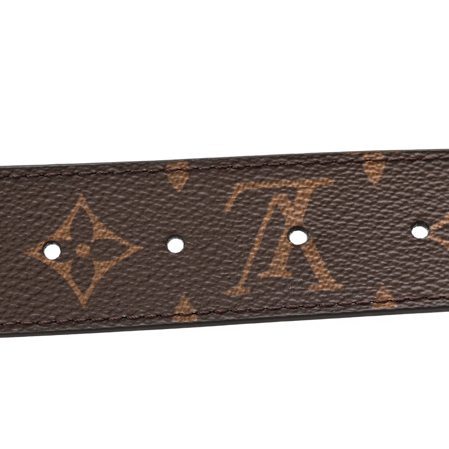 Louis Vuitton Monogram Calfskin 35mm LV Circle Reversible Belt 80 32 Black