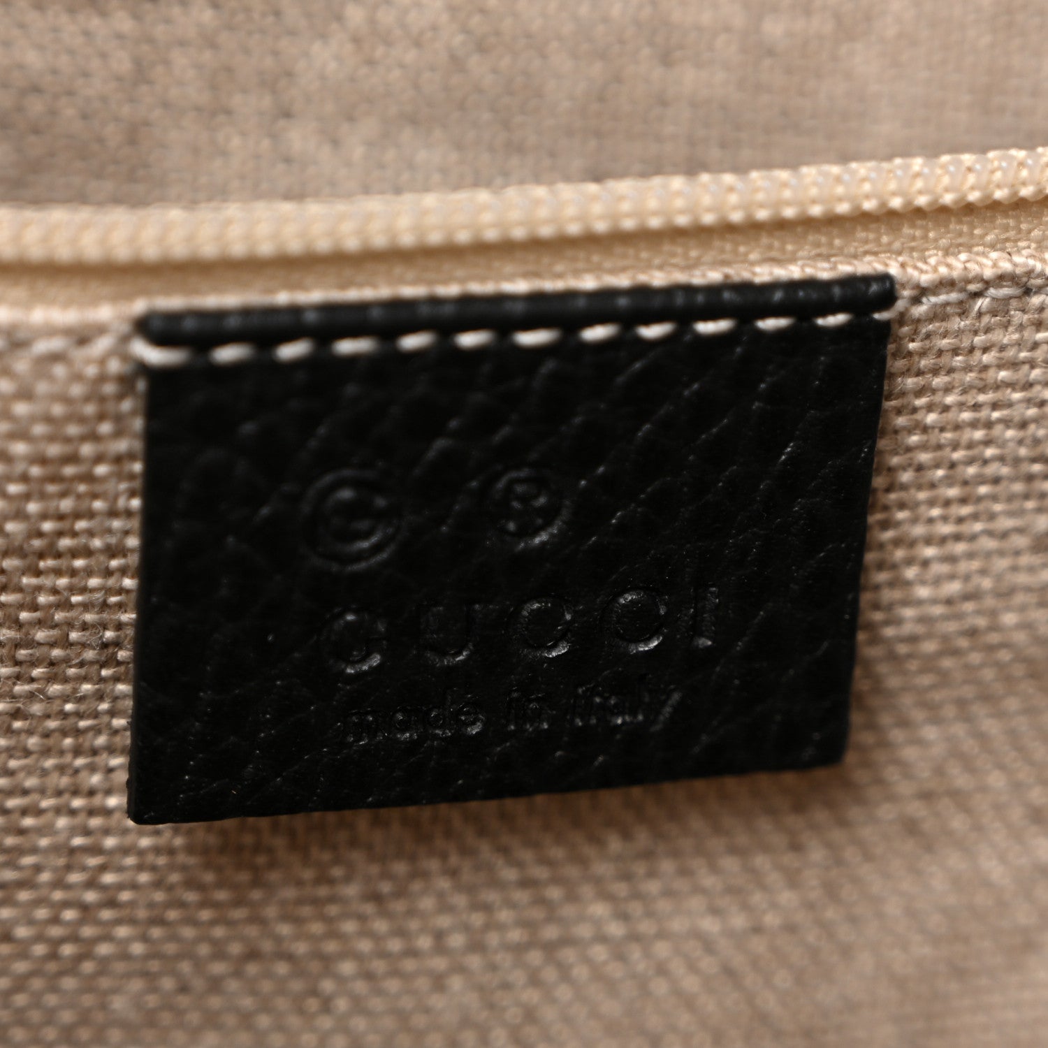 Gucci Dollar Calfskin GG Hobo Black