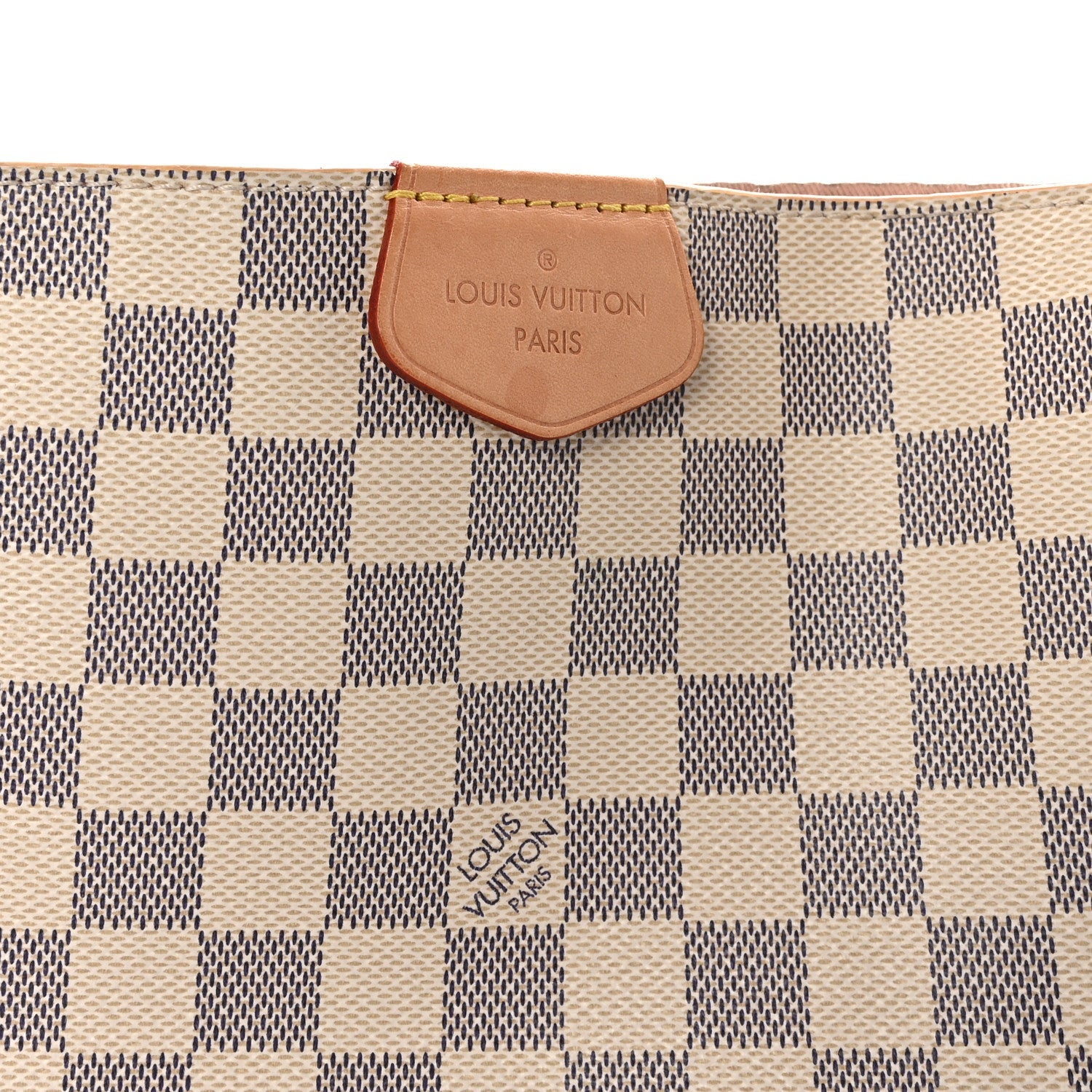 Louis Vuitton Damier Azur Graceful MM Rose Ballerine