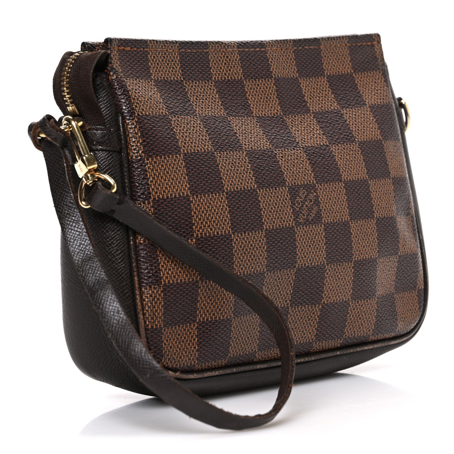 Louis Vuitton Damier Ebene Trousse Make Up Bag Pochette