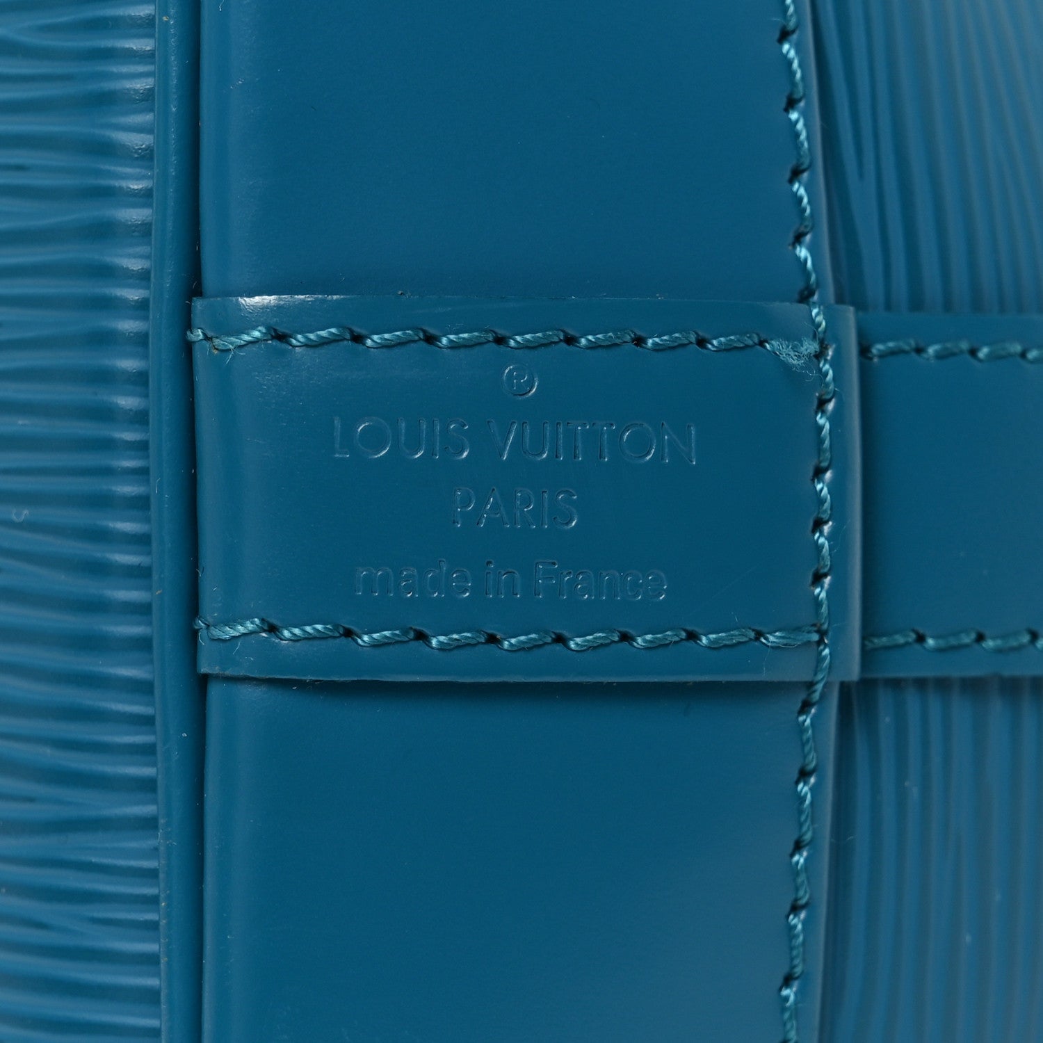 Louis Vuitton Epi Noe Cyan