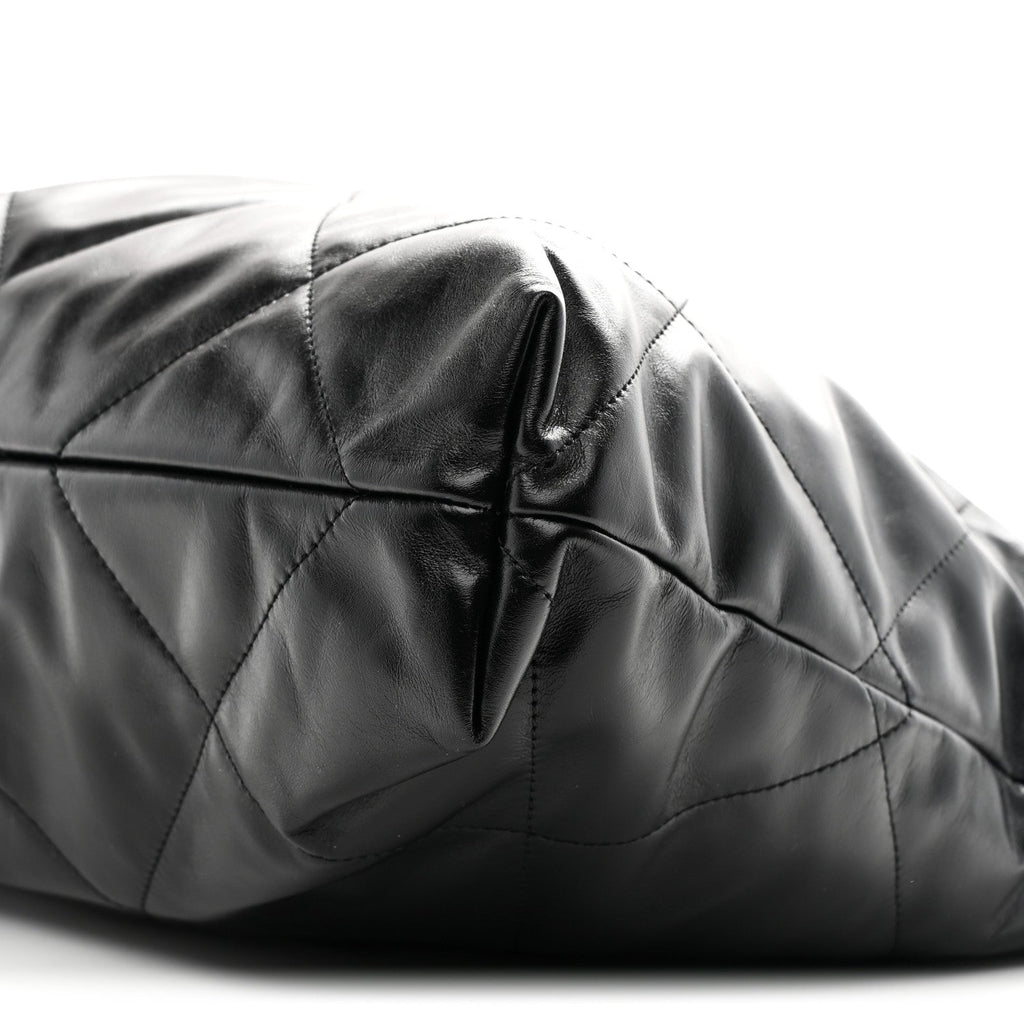 Chanel Shiny Calfskin Quilted Chanel 22 Black