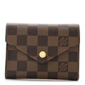 Louis Vuitton Damier Ebene Victorine Wallet Red