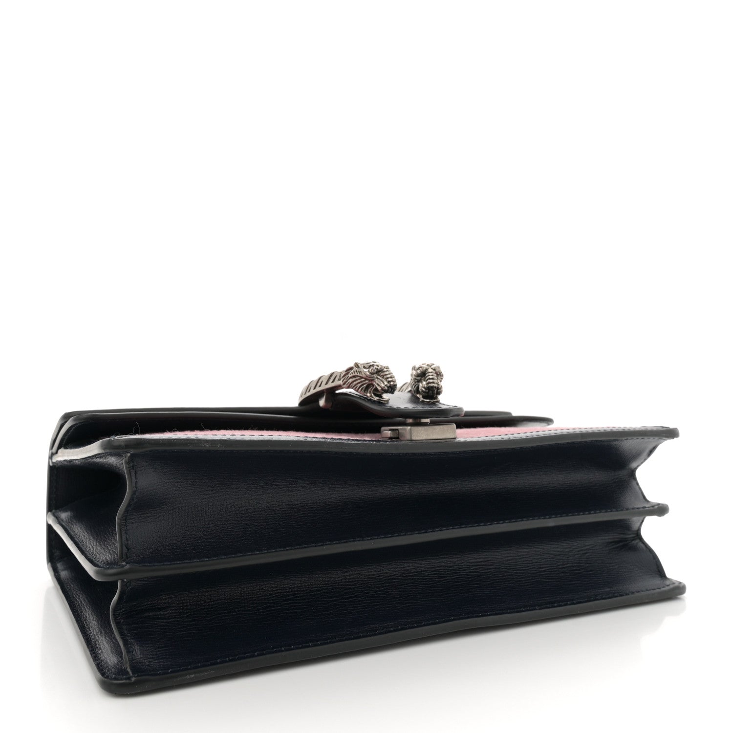 Gucci Lanzo Stretch Cord Azalea Calfskin Small Dionysus Shoulder Bag Pink Blue