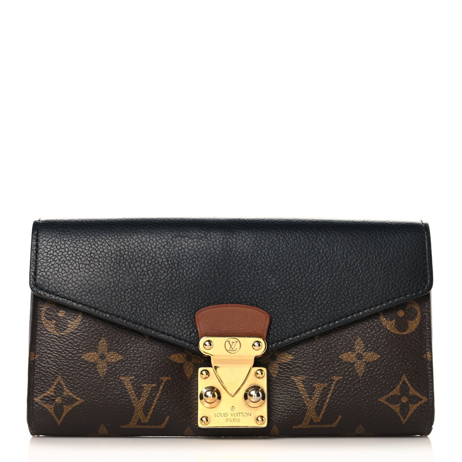 Louis Vuitton Monogram Pallas Wallet Black