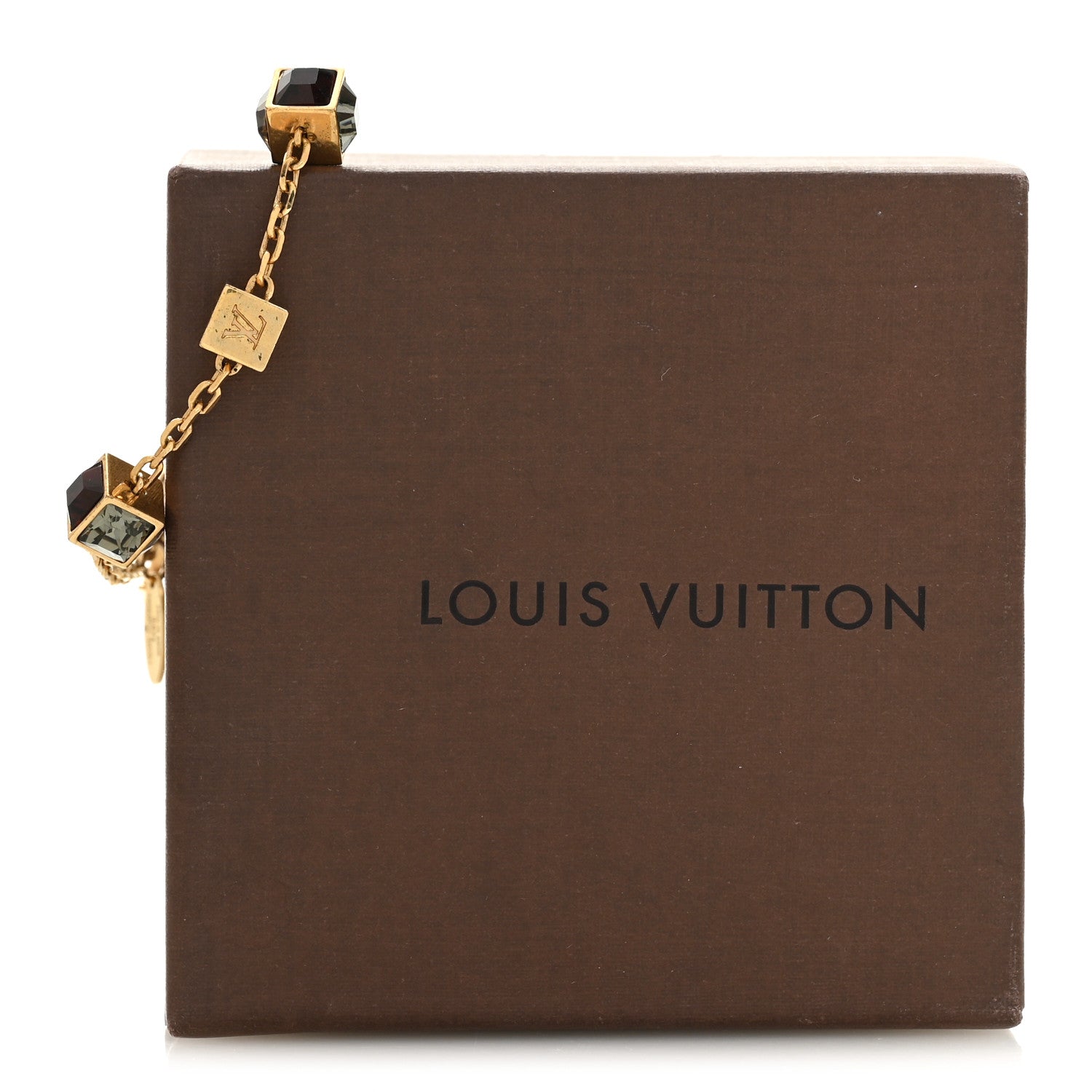 Louis Vuitton Swarovski Gamble Bracelet Azur Gold