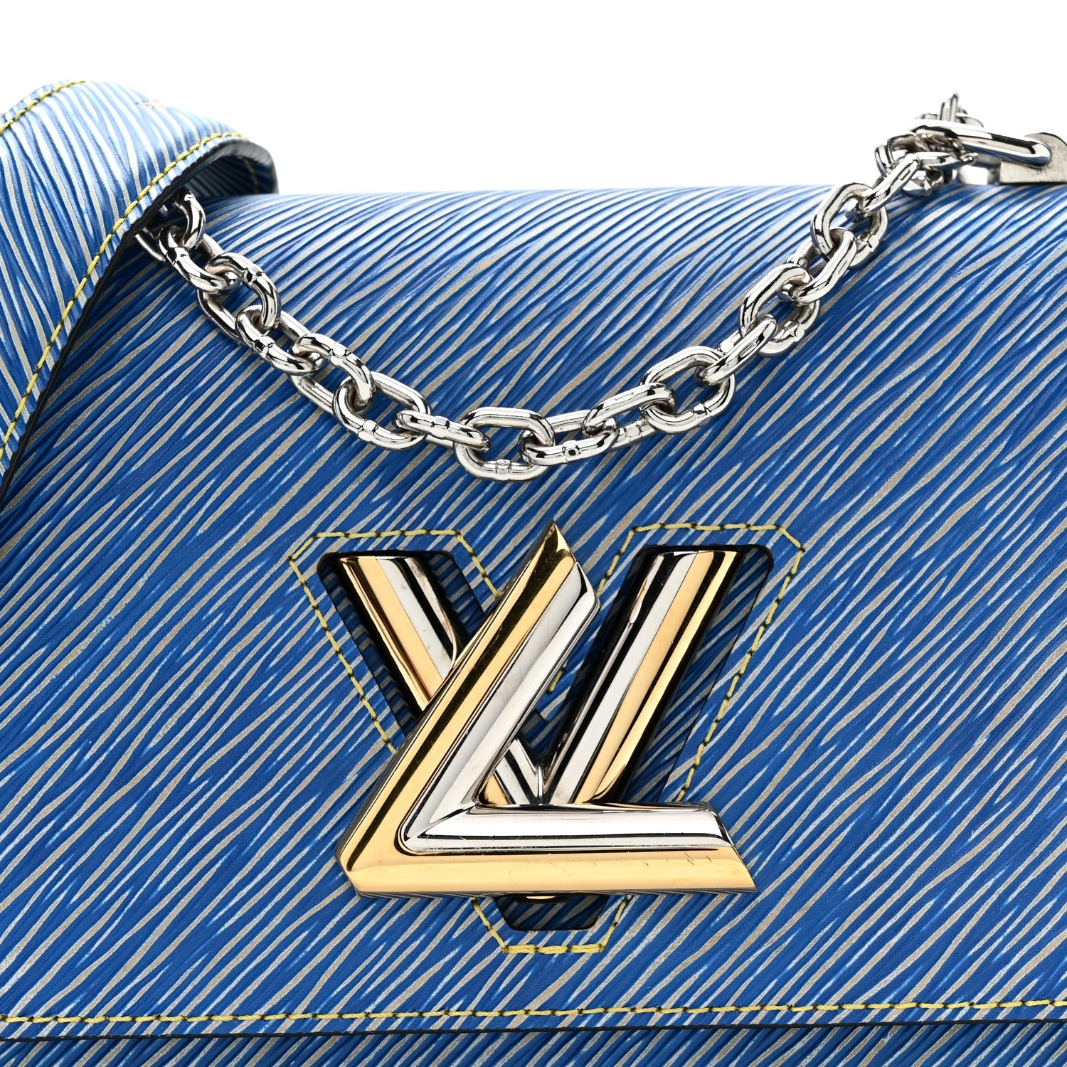Louis Vuitton Epi Twist Shoulder Bag PM Denim Light