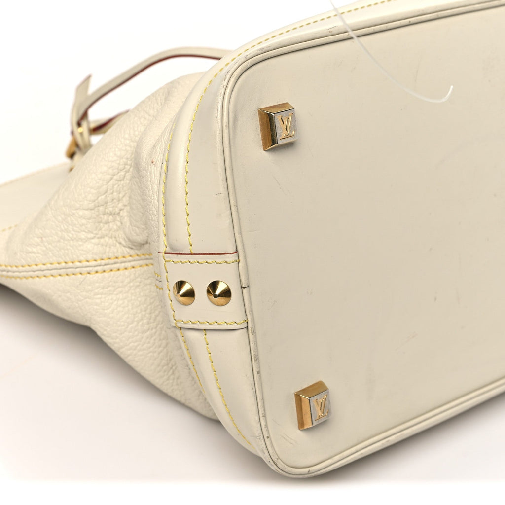Louis Vuitton Suhali Lockit MM White