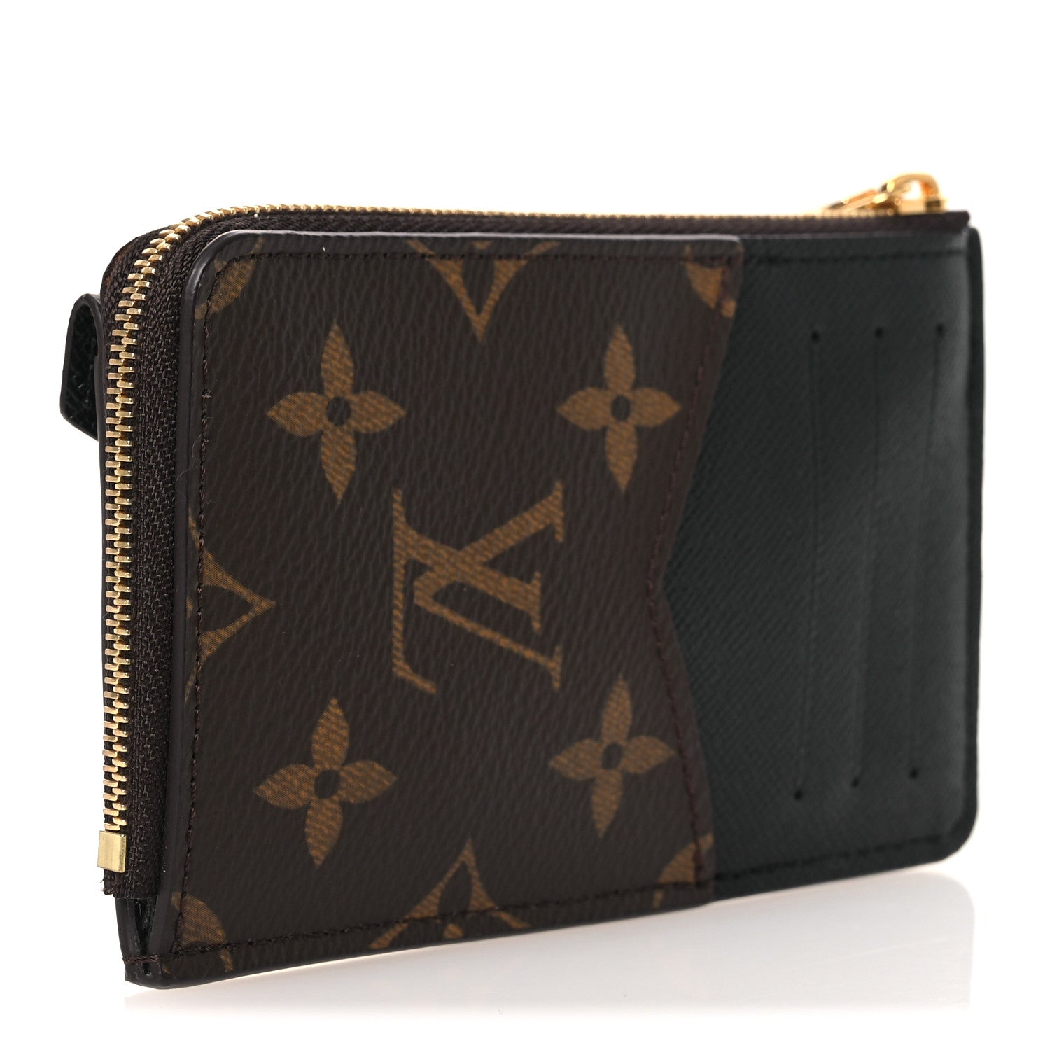 Louis Vuitton Monogram Recto Verso Card Holder Black